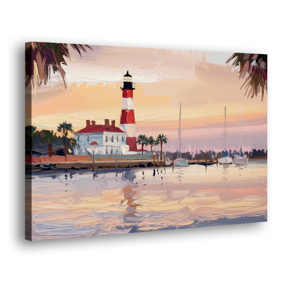 Hilton Head Island Palmetto Breeze - Canvas Print Art Sides