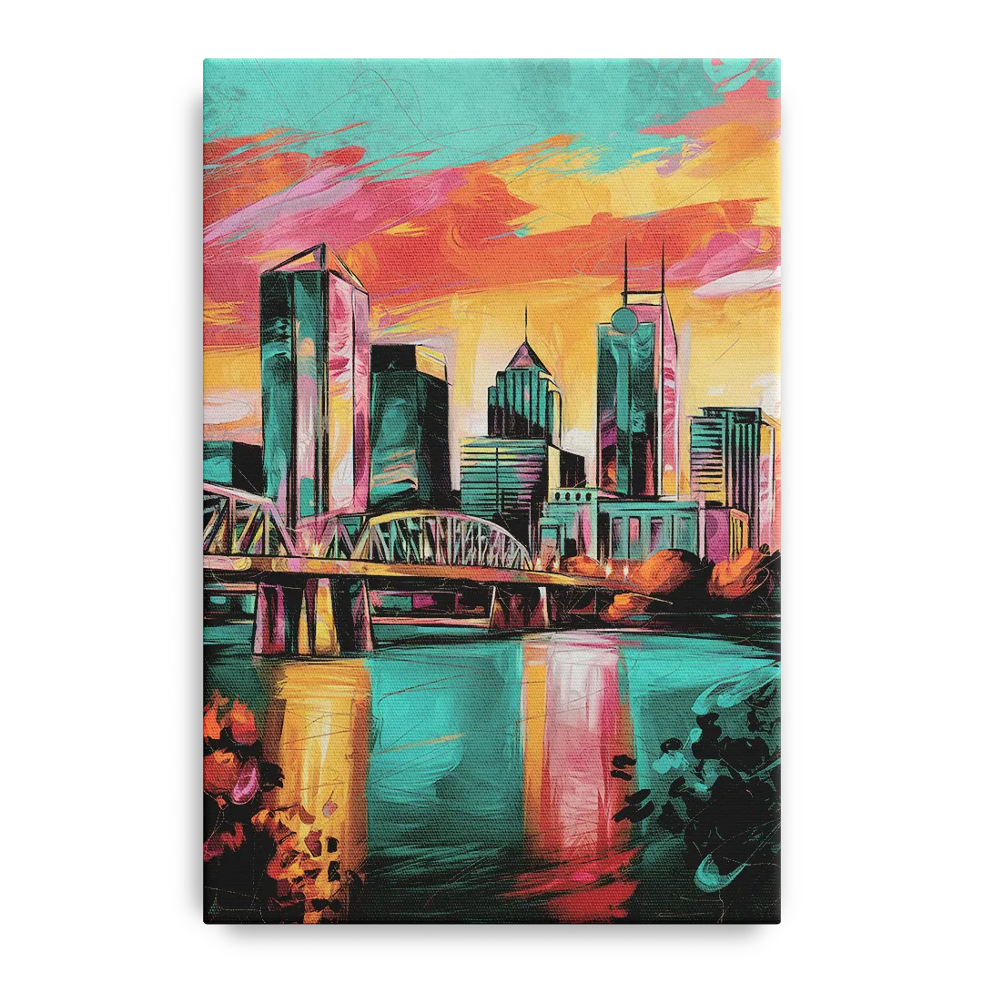 Tulsa Downtown Vibes - Canvas Wall Art