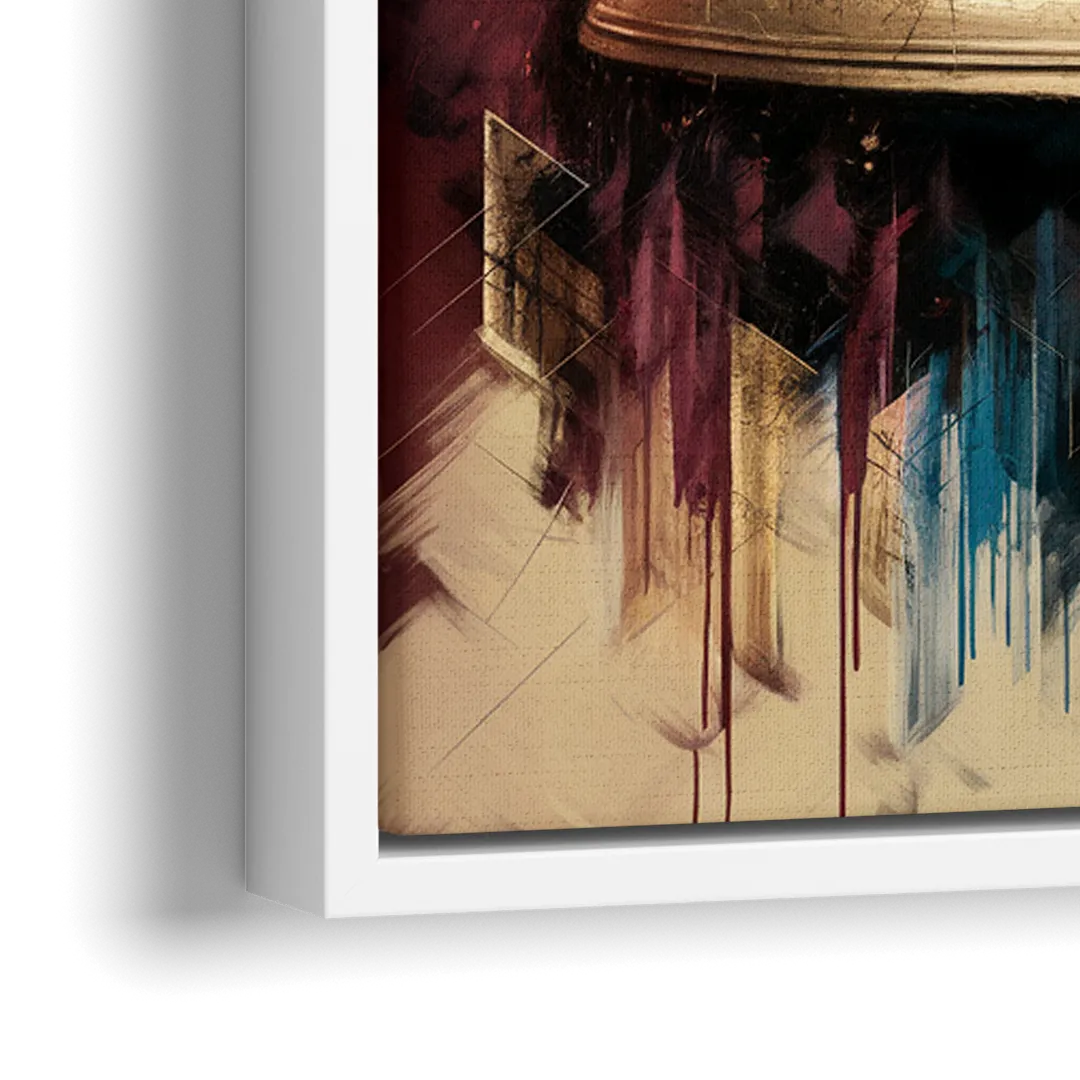 Philadelphia Liberty Bell - Close-Up White Frame Canvas