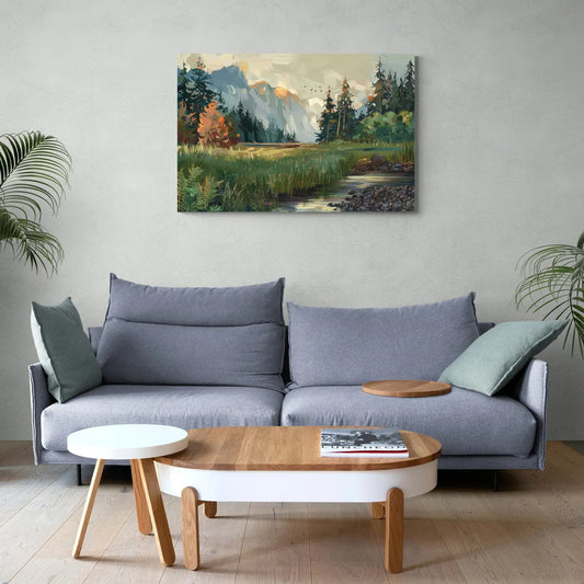 Eugene Pacific Northwest Style - Canvas Wall Art Living Room
