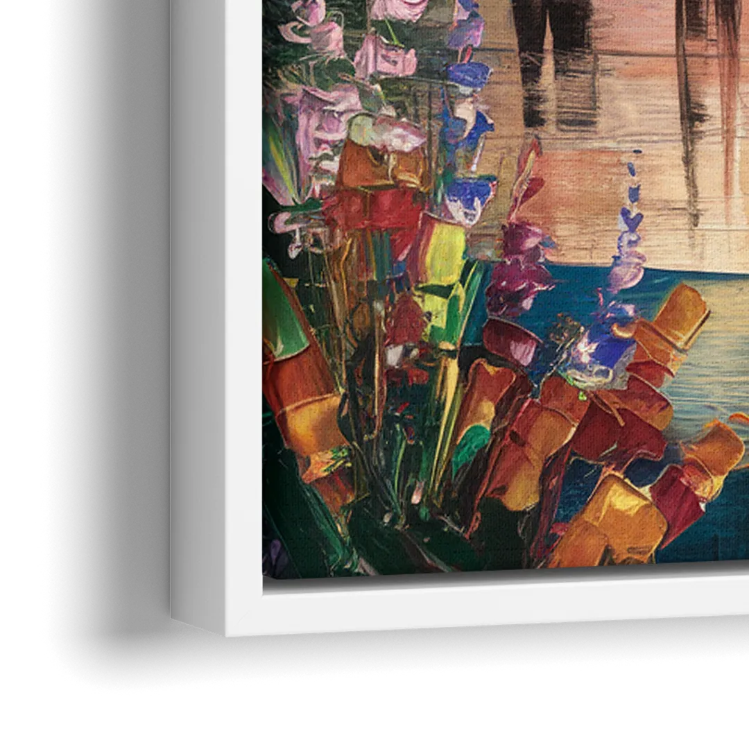 Irvine Scenic Beauty - Close-Up White Frame Canvas