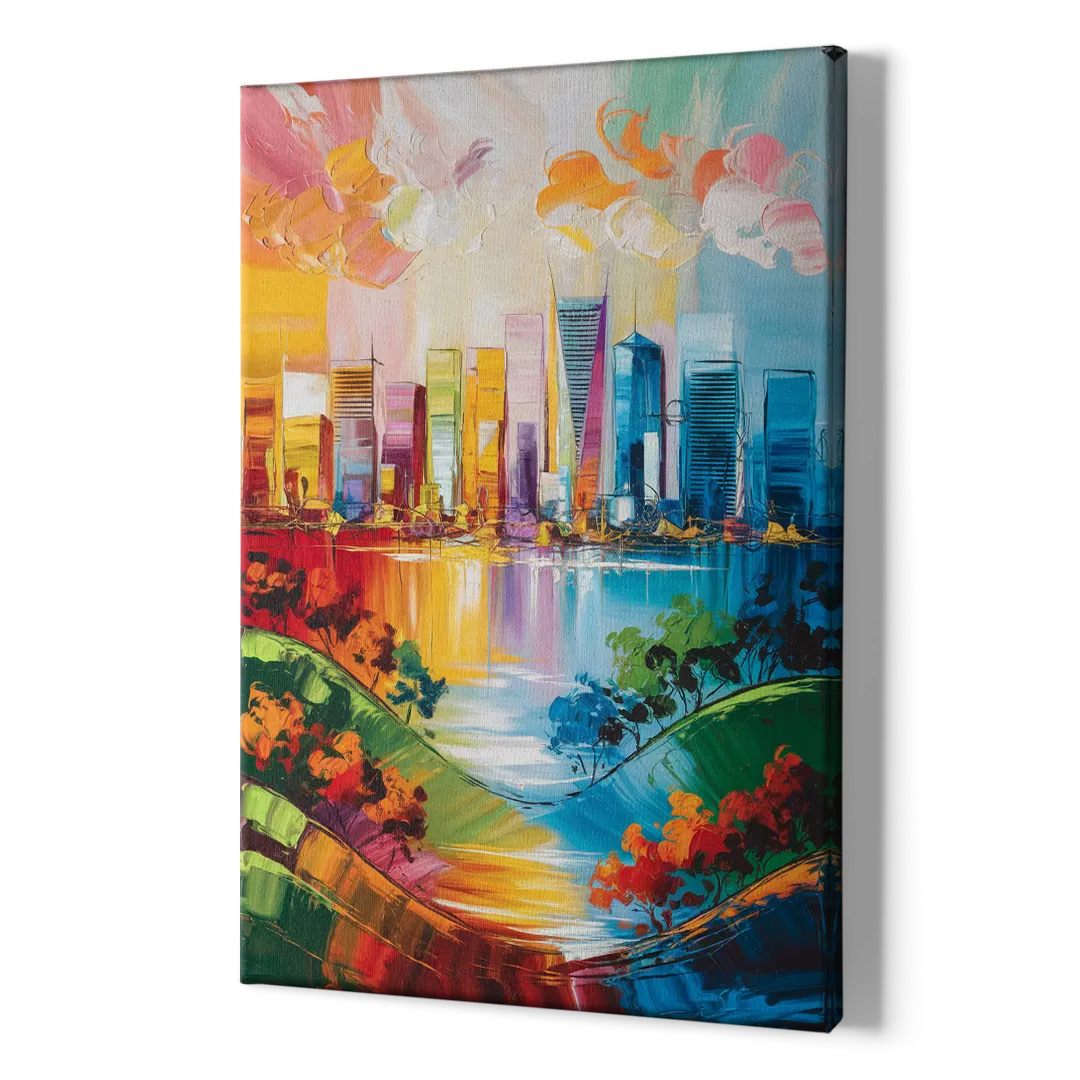 San Jose Nature and Cityscape - Canvas Print Art Sides