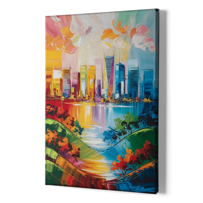San Jose Nature and Cityscape - Canvas Print Art Sides