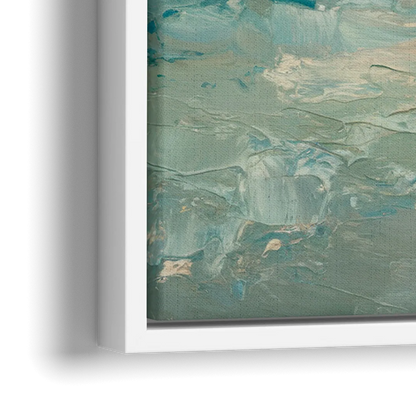 La Jolla Seaside Charm - Close-Up White Frame Canvas