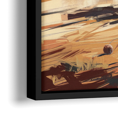 Tombstone Arizona Frontier - Close-Up Black Frame Canvas