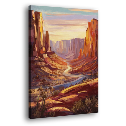 Mesa Nature Escape - Canvas Print Art Sides
