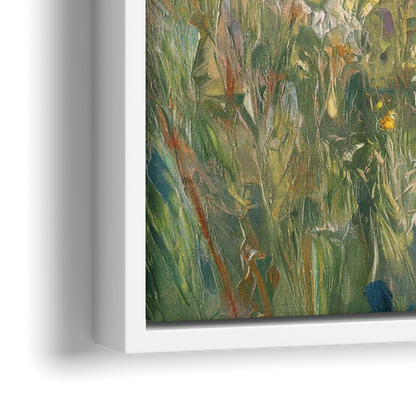 Vail Rocky Mountain View - Close-Up White Frame Canvas