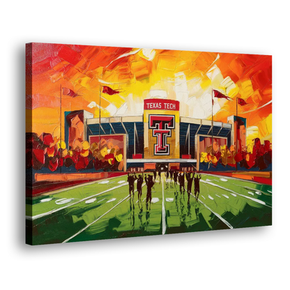 Lubbock Classic Red Raiders - Canvas Print Art Sides
