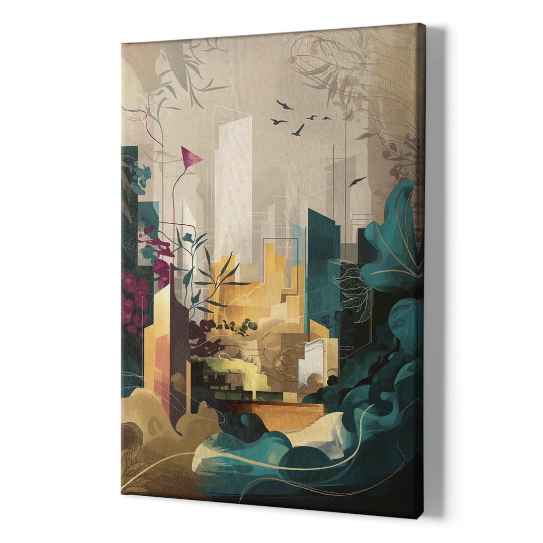 Anaheim Urban Charm - Canvas Print Art Sides