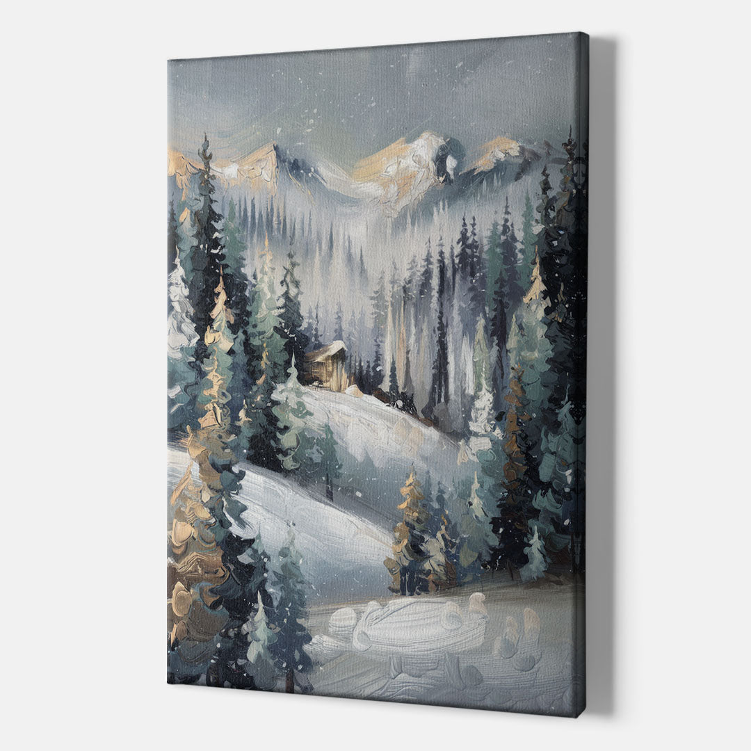 Vail Winter Wonderland - Canvas Wall Art Indoor