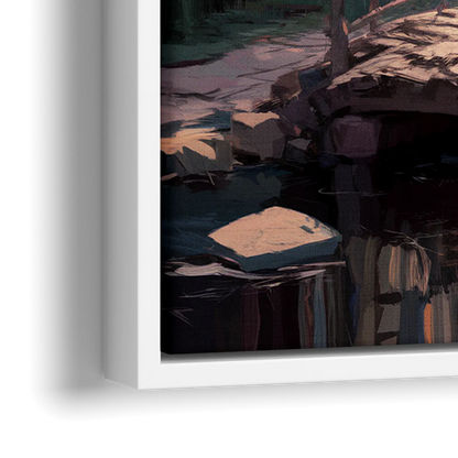 New Hope Rustic Charm - Close-Up White Frame Canvas