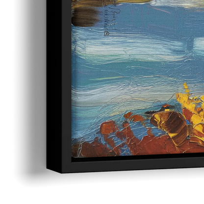 Boise Nature Escape - Close-Up Black Frame Canvas