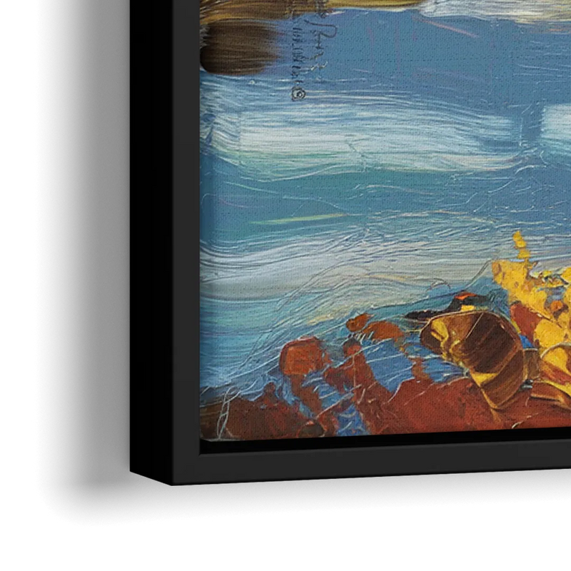 Boise Nature Escape - Close-Up Black Frame Canvas