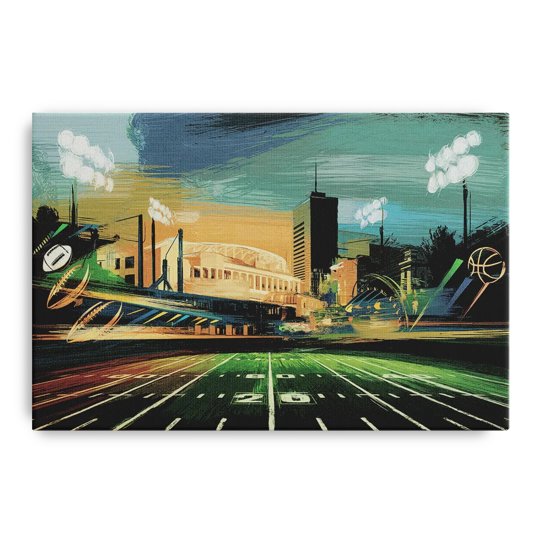 Birmingham Us Sports Teams Tribute - Canvas Wall Art