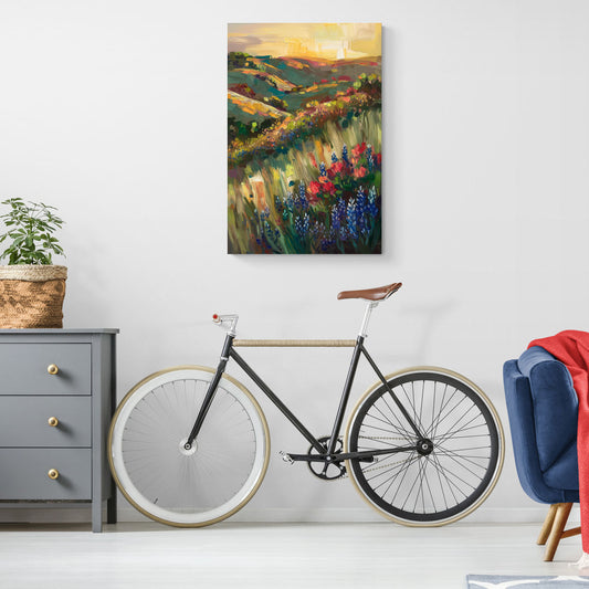 Austin Texas Hill Country Landscape - Canvas Wall Art Living Room