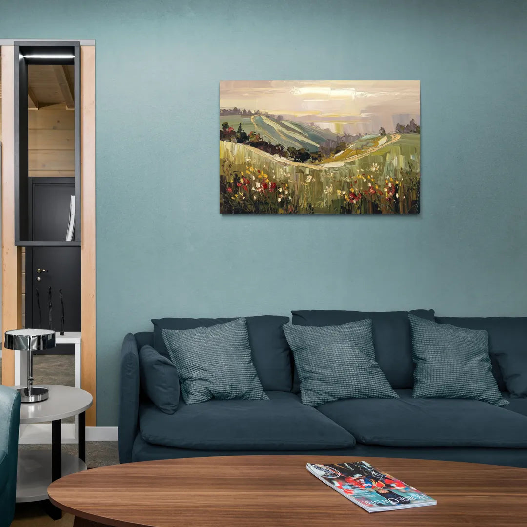 Dunedin Scenic Hills - Canvas Wall Art Living Room