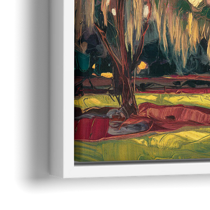 Baton Rouge Louisiana State Capitol - Close-Up White Frame Canvas