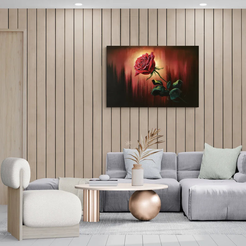 Lancaster Red Rose City Heritage - Canvas Wall Art Living Room