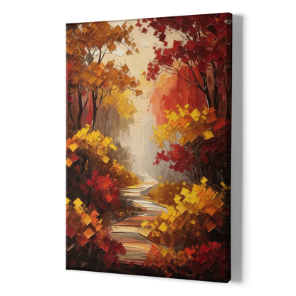 Salem Autumn Forest - Canvas Print Art Sides