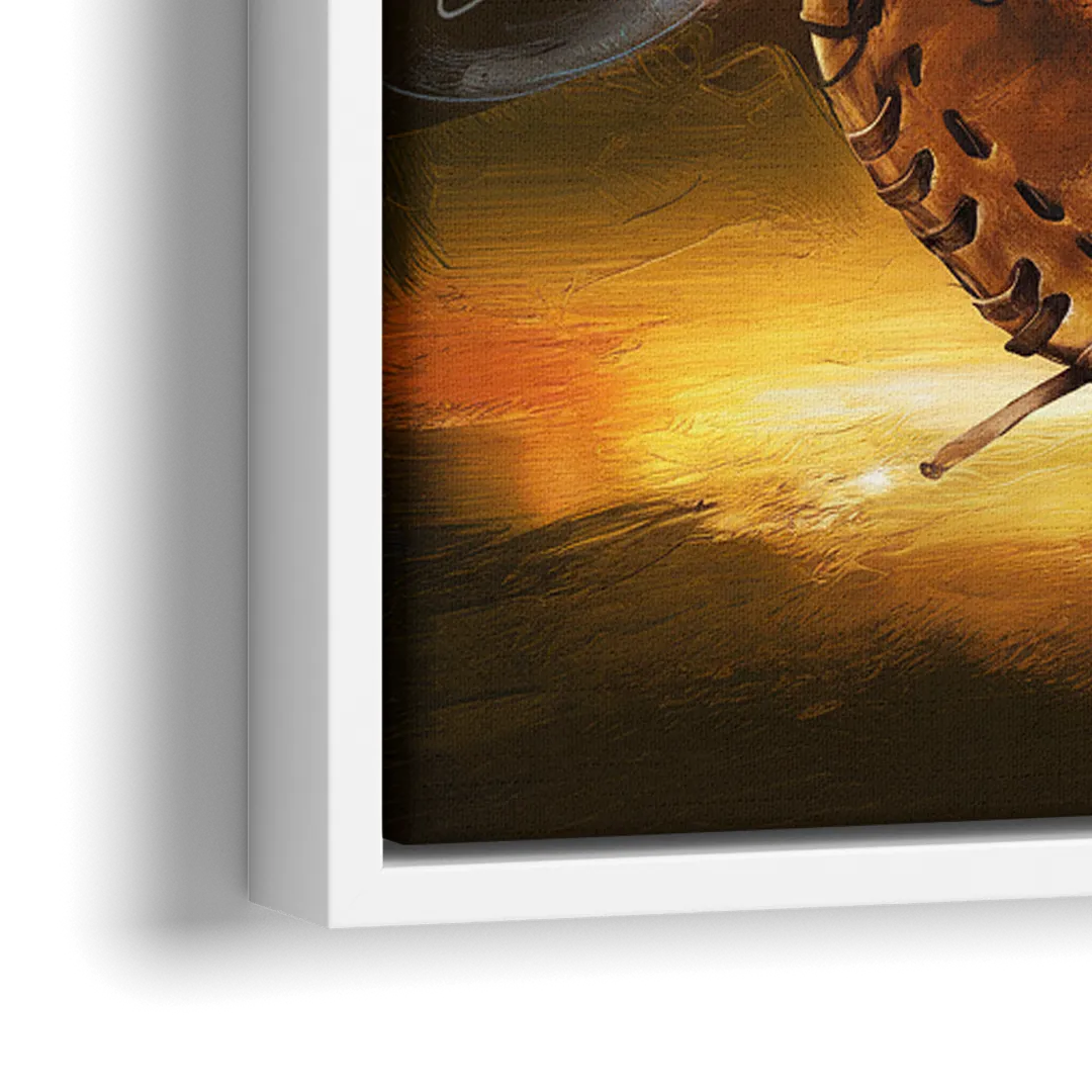 Glendale Brewers Fan Spirit - Close-Up White Frame Canvas