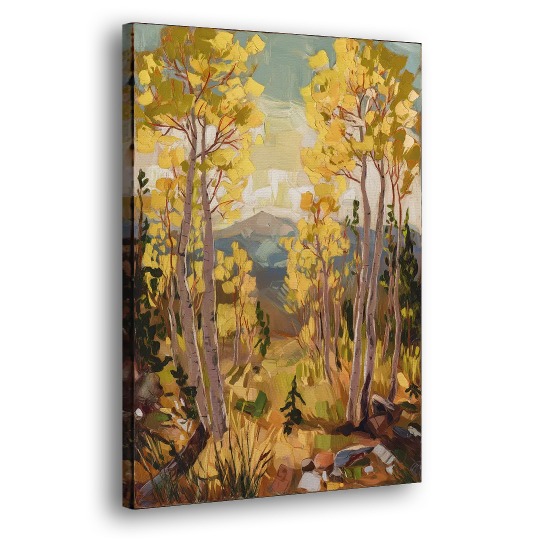 Breckenridge Aspen Forest - Canvas Print Art Sides