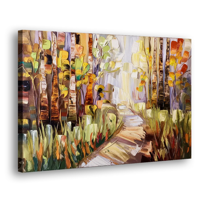 Grand Rapids Seasonal Foliage - Canvas Print Art Sides