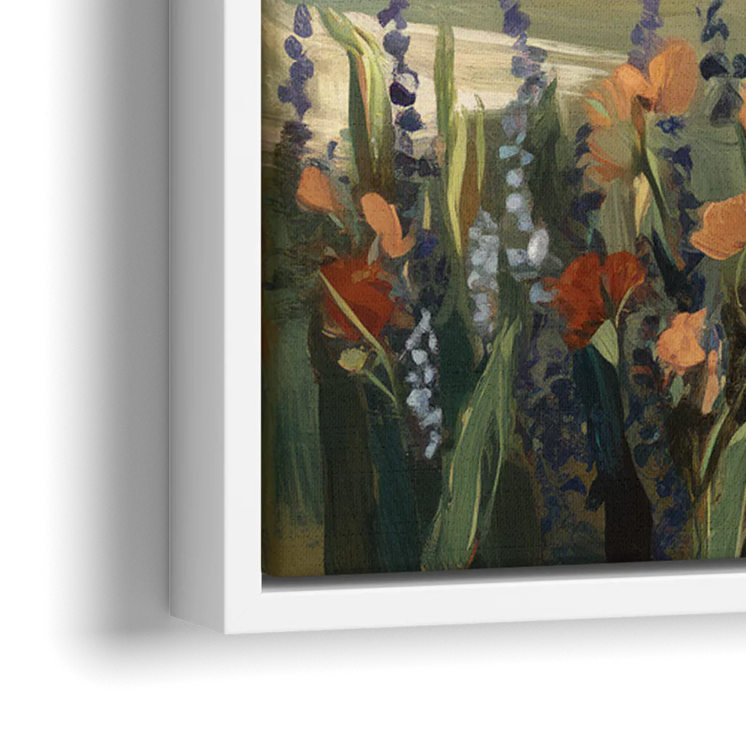 Garland Texas Pride - Close-Up White Frame Canvas
