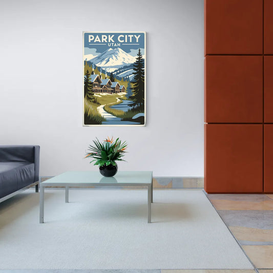 Park City Outdoor Adventure - Canvas Wall Art Living Room