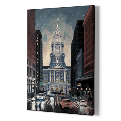 Philadelphia City Hall - Canvas Print Art Sides