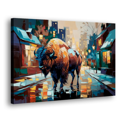 Buffalo Elmwood Village Vibes - Canvas Print Art Sides