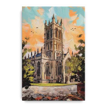 Durham Historic Architecture - Canvas Wall Art