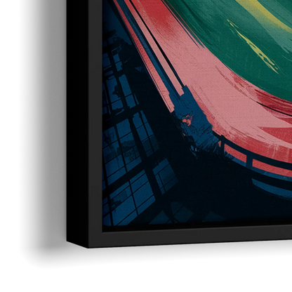 Boston Red Sox Fenway Park - Close-Up Black Frame Canvas