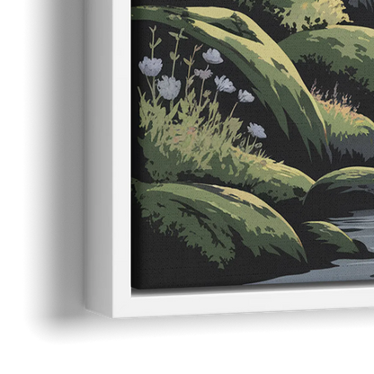 Washington State Nature Scenes - Close-Up White Frame Canvas