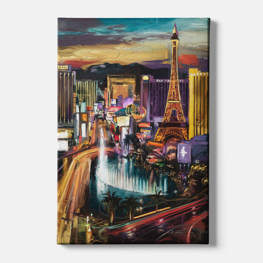 Las Vegas Iconic Strip - Canvas Wall Art