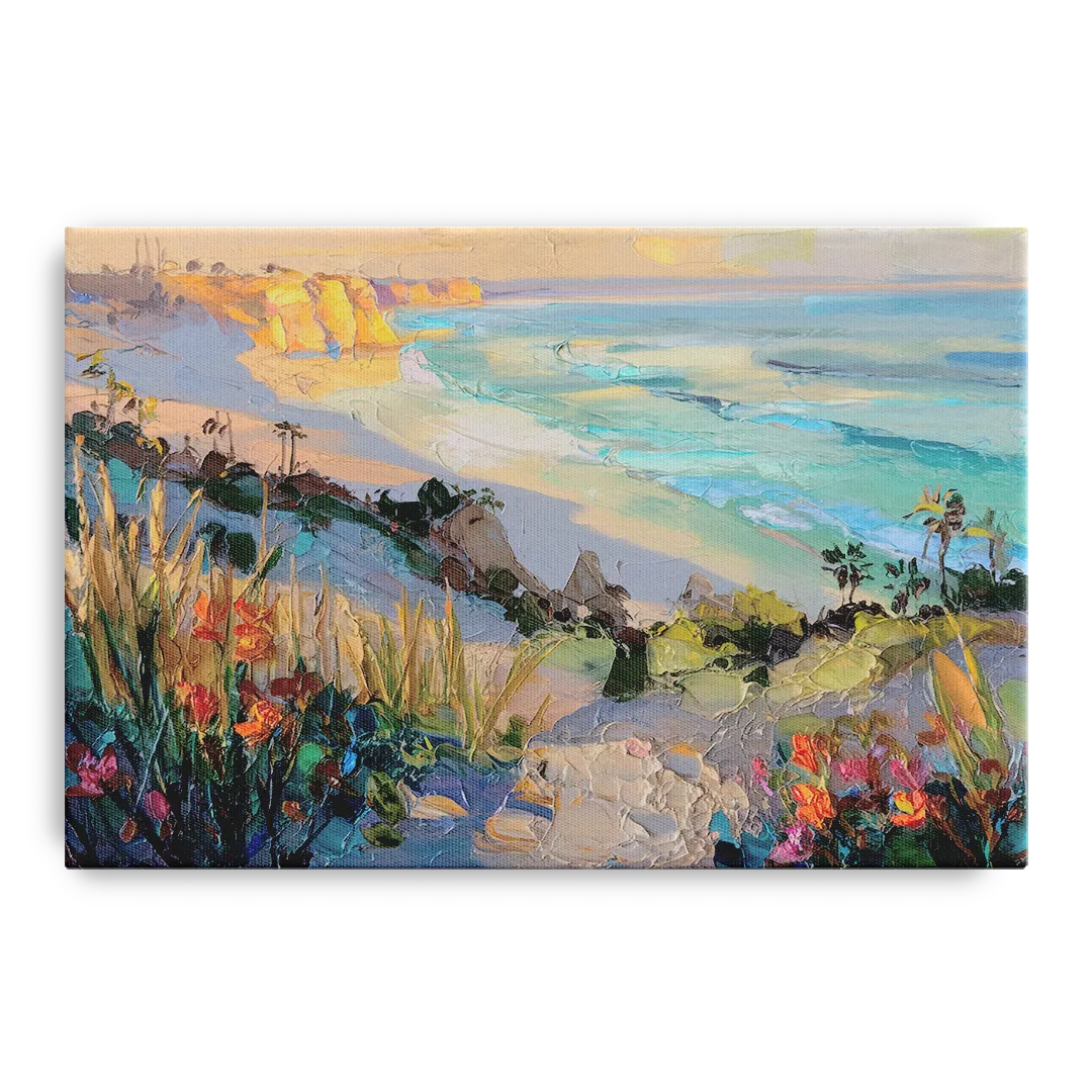 La Jolla Pacific Blues - Canvas Wall Art