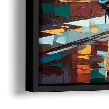 Buffalo Elmwood Village Vibes - Close-Up Black Frame Canvas