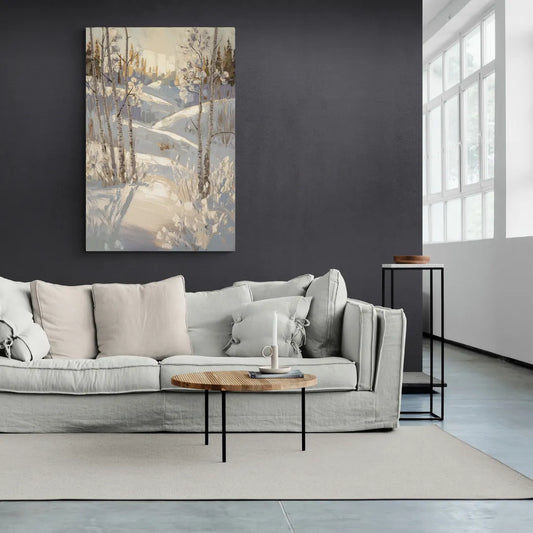Aspen Winter Wonderland - Canvas Wall Art Living Room
