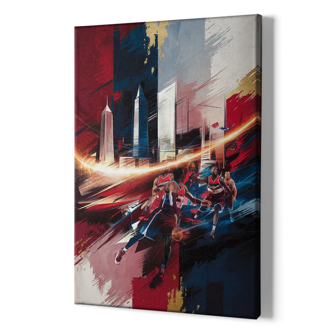 Washington Wizards Basketball - Canvas Print Art Sides