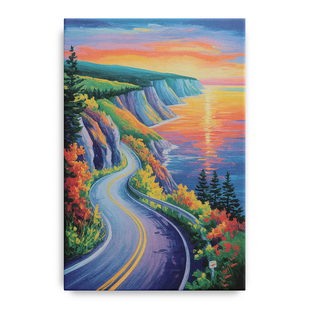 Cabot Trail Vista - Canvas Wall Art
