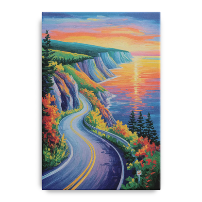 Cabot Trail Vista - Canvas Wall Art