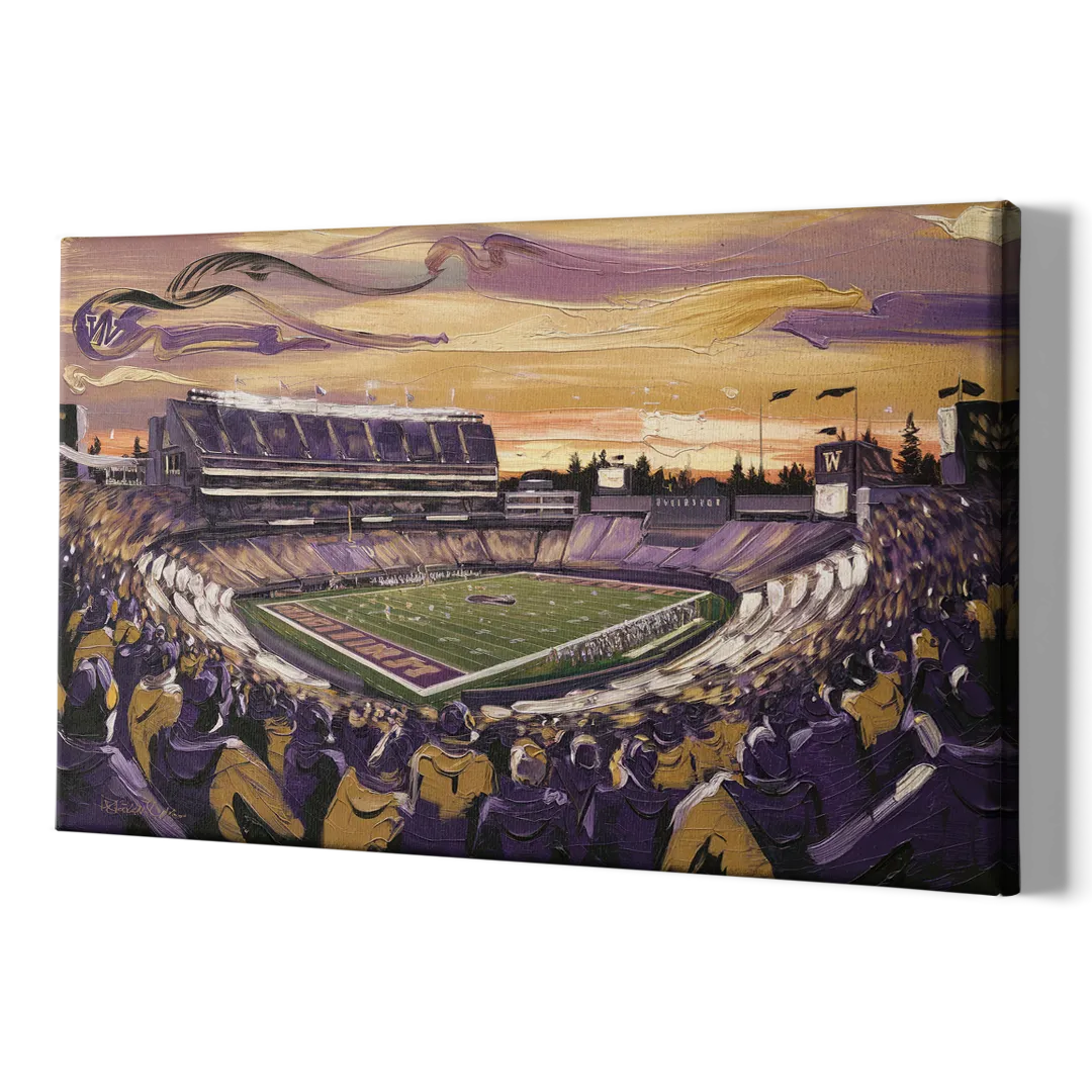 Washington Huskies Spirit - Canvas Print Art Sides