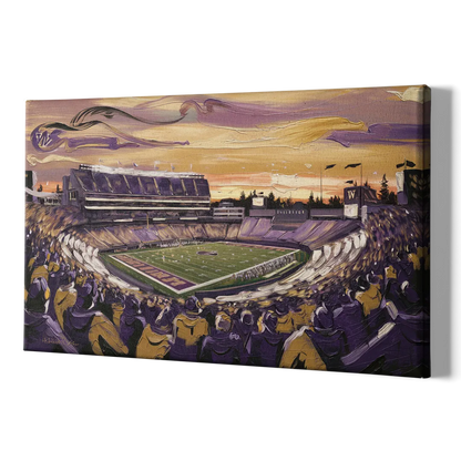 Washington Huskies Spirit - Canvas Print Art Sides