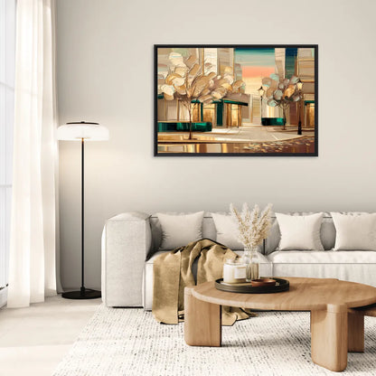 Chandler Artistic Vibes - Living Room Black Frame Canvas