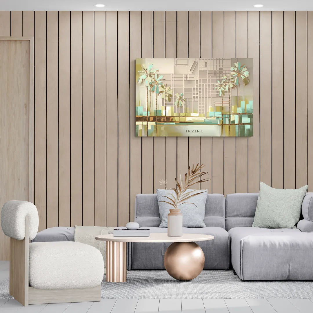 Irvine Urban Landscape - Canvas Wall Art Living Room