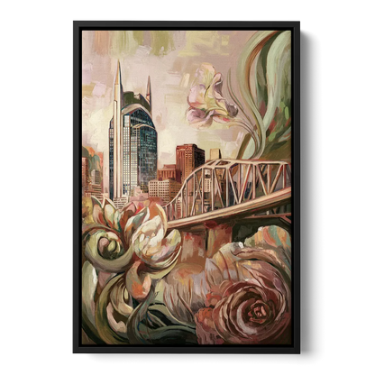 Nashville Timeless Beauty - Black Frame Canvas