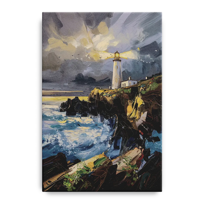 Bandon Lighthouse View - Canvas Wall Art