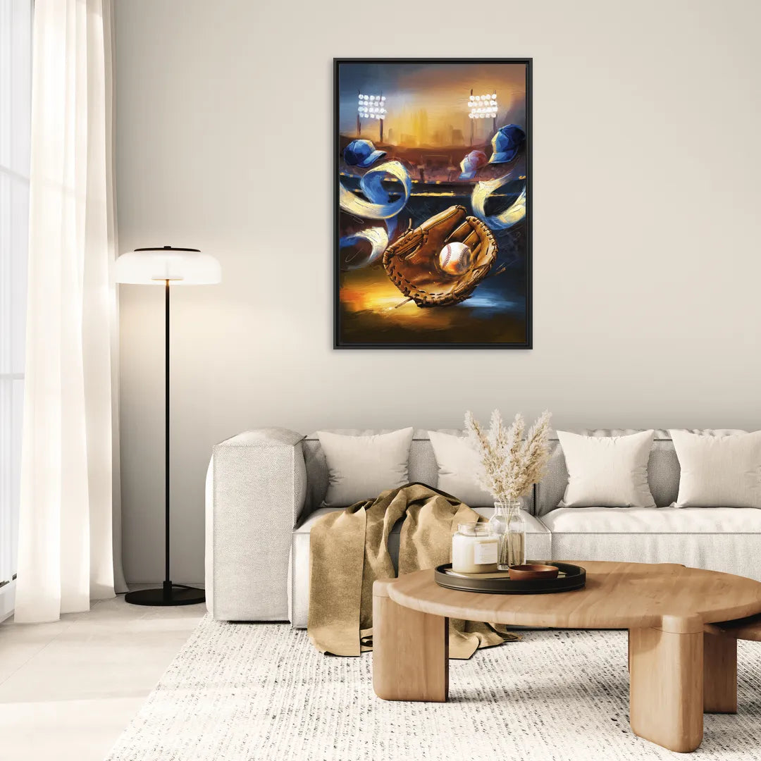 Glendale Brewers Fan Spirit - Living Room Black Frame Canvas