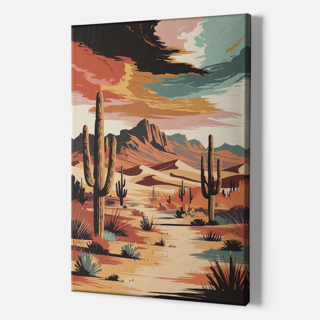 Phoenix Scenic Desert Beauty - Canvas Wall Art Indoor