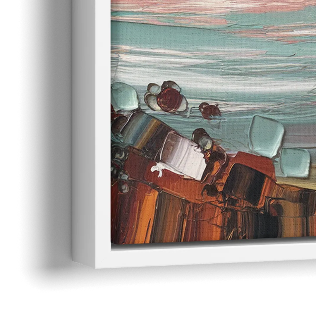Irvine Sunset Views - Close-Up White Frame Canvas