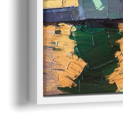 Omaha Historic Landmarks - Close-Up White Frame Canvas